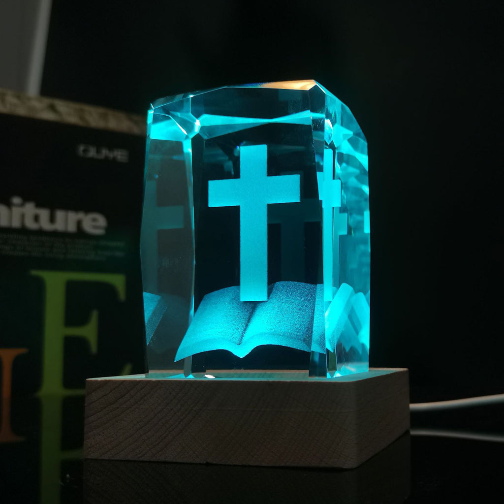 Illuminate — Sacred Cross Crystal Light