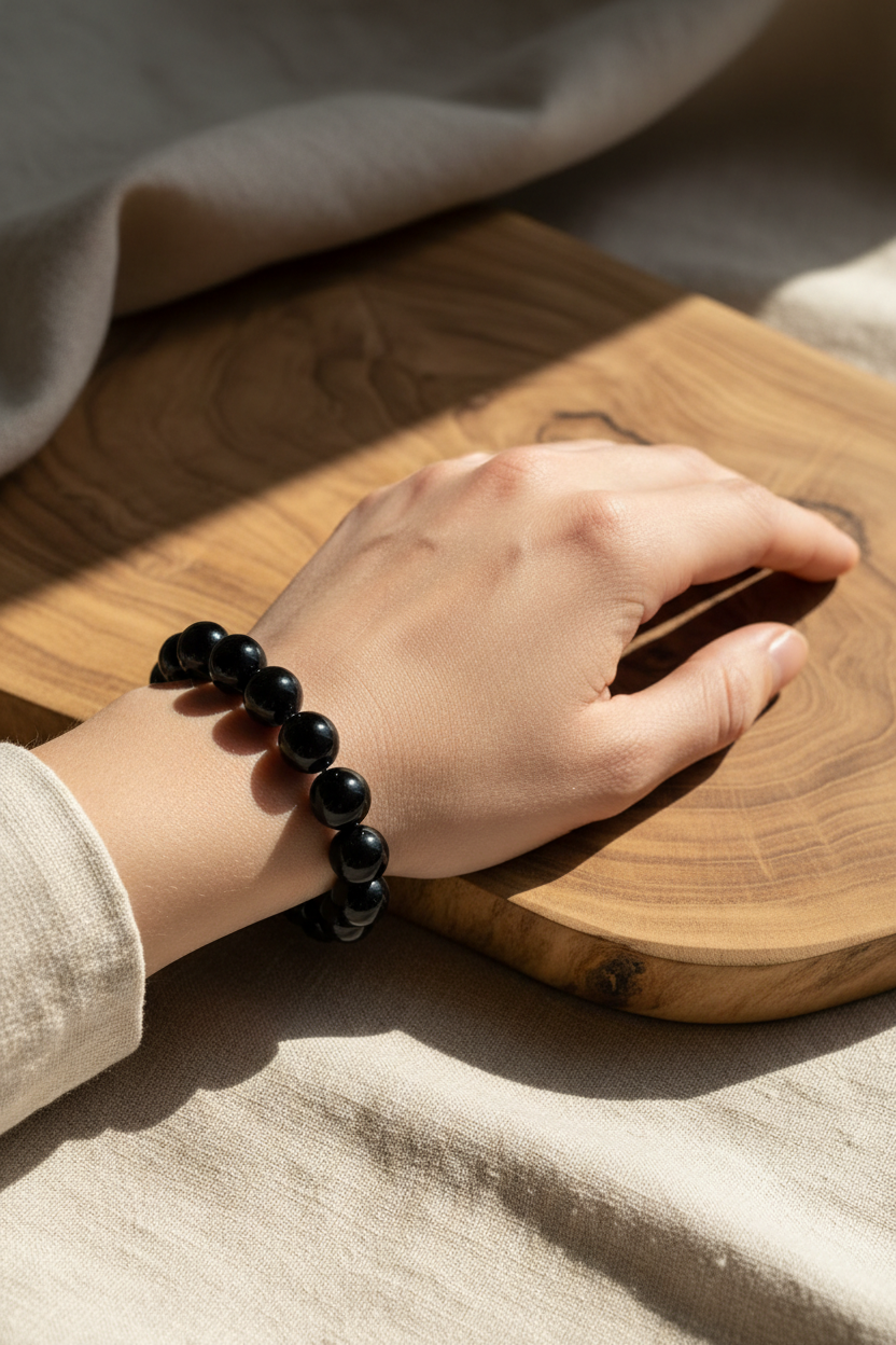 Black Obsidian Bracelet Lifestyle