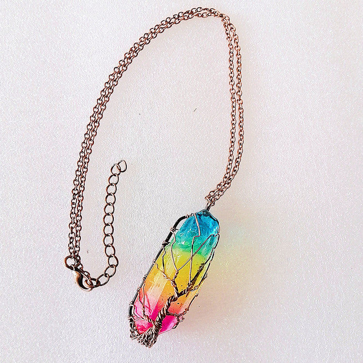 Balance — Tree of Life Crystal Necklace