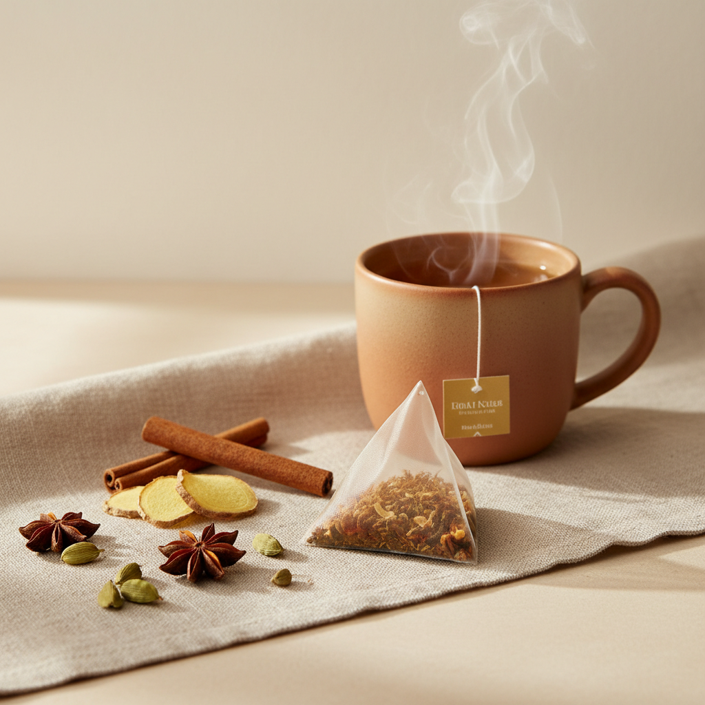 Premium Herbal Tea Product Shot